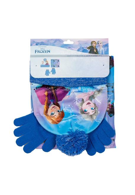 Bonnet + Gants + Tour de cou La Reine des Neiges Multicolor 5 - vertbaudet enfant 