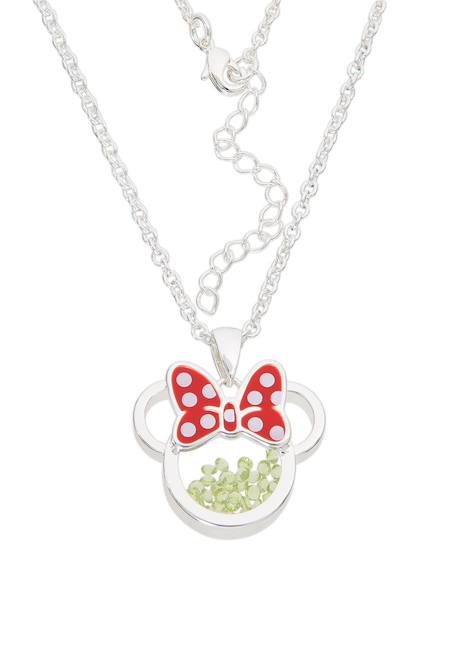 Collier minnie mouse birthstone Beige+Blanc+Bleu+Bleu Ciel+Bleu foncé+Bleu vert+Jaune+Orange+Rouge+Vert+Violet 22 - vertbaudet enfant 