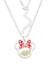 Collier minnie mouse birthstone Beige+Blanc+Bleu+Bleu Ciel+Bleu foncé+Bleu vert+Jaune+Orange+Rouge+Vert+Violet 22 - vertbaudet enfant 