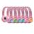 Casque lumineux pliable bluetooth et filaire girly avec limitation du volume  85 dB MULTICOLORE 2 - vertbaudet enfant 