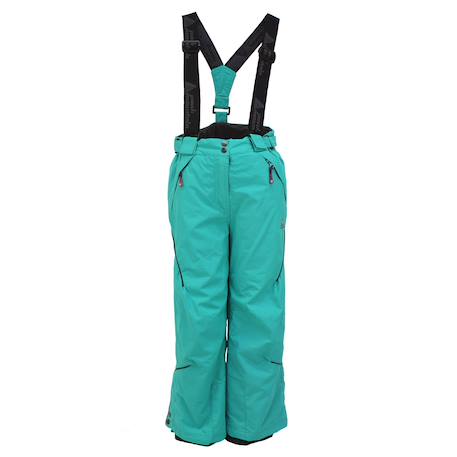 Pantalon de ski fille fapix Noir+Vert+Violet 4 - vertbaudet enfant 