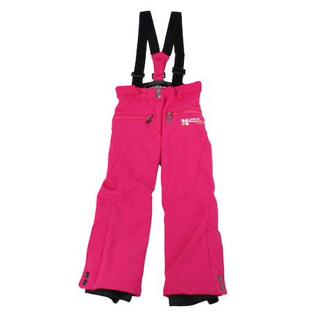 Pantalon de ski fille fafuzzi Anis+Fuchsia+Noir 3 - vertbaudet enfant 