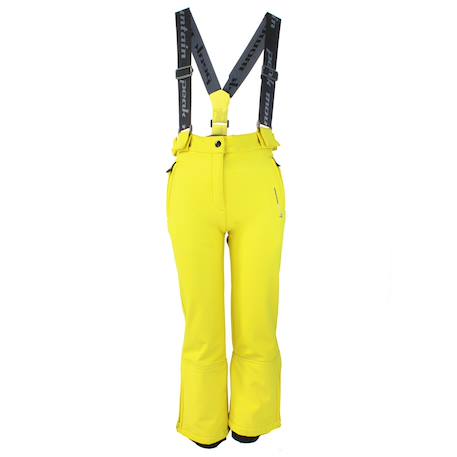 Pantalon de ski fille fashell Jaune+Noir+Orange 1 - vertbaudet enfant 