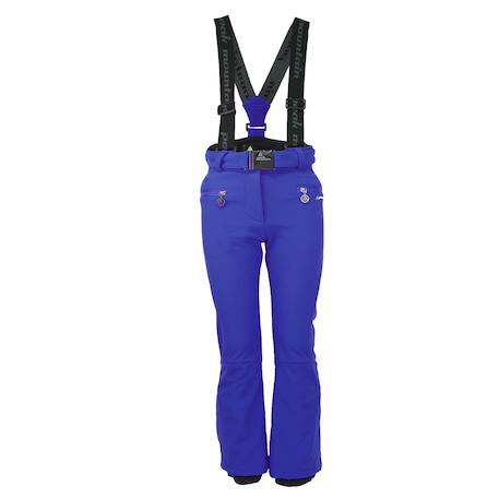 Pantalon de ski softshell fille fafuzza Bleu+Corail+Fuchsia+Noir 1 - vertbaudet enfant 