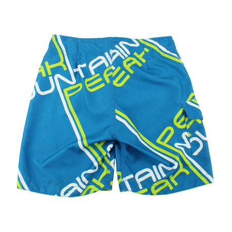 Bermuda de bain garçon ecoumea Blanc+Bleu+Noir 4 - vertbaudet enfant 