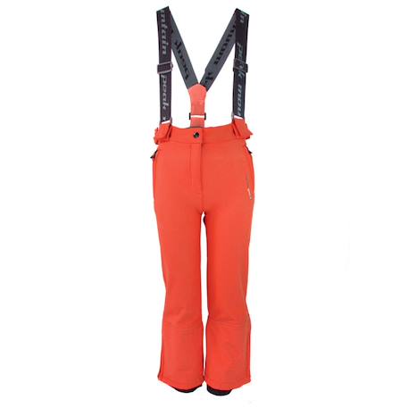 Pantalon de ski fille gashell Jaune+Noir+Orange 7 - vertbaudet enfant 