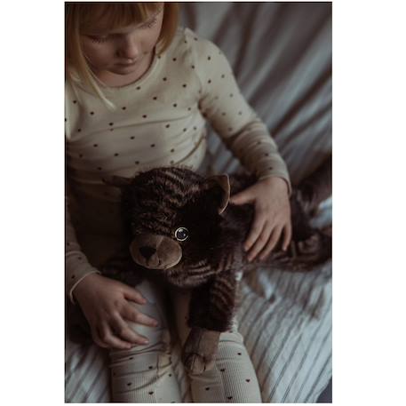 Chat en peluche lesté 1,2 kg Marron 2 - vertbaudet enfant 