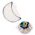 Tapis de jeu & sac à jouets- outdoor - ballon Beige & Bleu 1 - vertbaudet enfant 