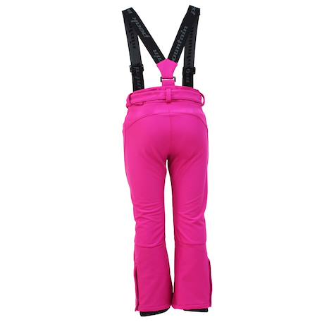 Pantalon de ski softshell fille fafuzza Bleu+Corail+Fuchsia+Noir 8 - vertbaudet enfant 