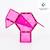 Jeu de construction magnétique édition caritative pack pink, 20 pièces Pink 2 - vertbaudet enfant 