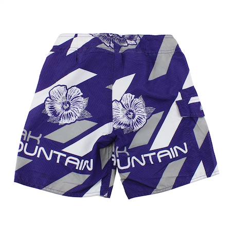 Bermuda de bain garçon ecidji Bleu+Vert+Violet 6 - vertbaudet enfant 