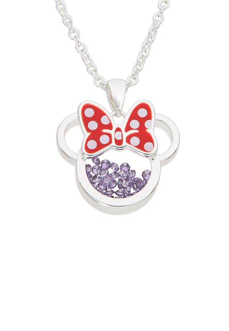 Collier minnie mouse birthstone Beige+Blanc+Bleu+Bleu Ciel+Bleu foncé+Bleu vert+Jaune+Orange+Rouge+Vert+Violet 23 - vertbaudet enfant 
