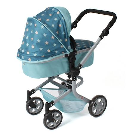Poupées landau combiné mika - étoiles turquoise Bleu 3 - vertbaudet enfant 