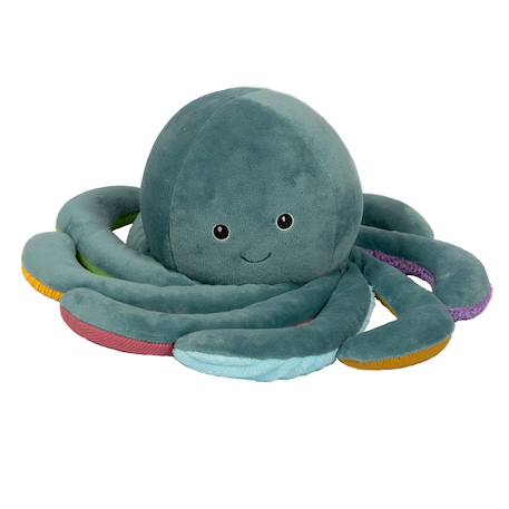 Pieuvre en peluche lestée 1,2 kg Bleu 4 - vertbaudet enfant 