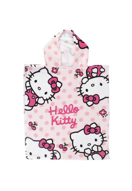 Fille-Peignoir de bain-Poncho hello kitty