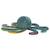 Pieuvre en peluche lestée 1,2 kg Bleu 1 - vertbaudet enfant 