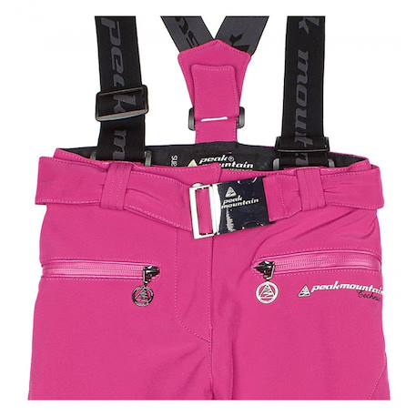 Pantalon de ski softshell fille fafuzza Bleu+Corail+Fuchsia+Noir 10 - vertbaudet enfant 