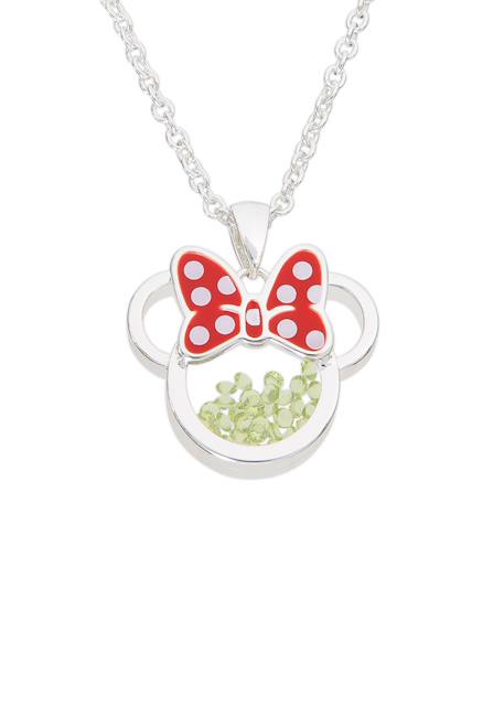 Collier minnie mouse birthstone Beige+Blanc+Bleu+Bleu Ciel+Bleu foncé+Bleu vert+Jaune+Orange+Rouge+Vert+Violet 21 - vertbaudet enfant 