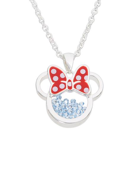 Collier minnie mouse birthstone Beige+Blanc+Bleu+Bleu Ciel+Bleu foncé+Bleu vert+Jaune+Orange+Rouge+Vert+Violet 7 - vertbaudet enfant 