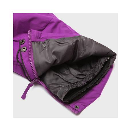Pantalon de ski fille fapix Noir+Vert+Violet 9 - vertbaudet enfant 