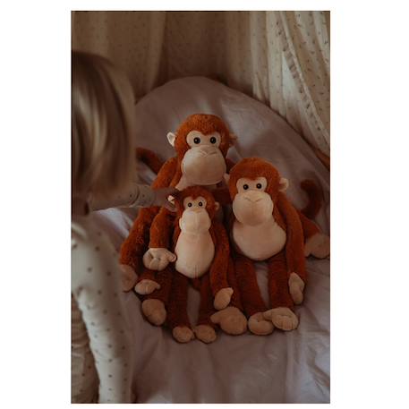 Singe en peluche lesté 0,5 kg Marron 4 - vertbaudet enfant 