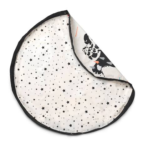 Tapis de jeu & sac à jouets - Worldmap/ Stars Noir & Naturel 3 - vertbaudet enfant 
