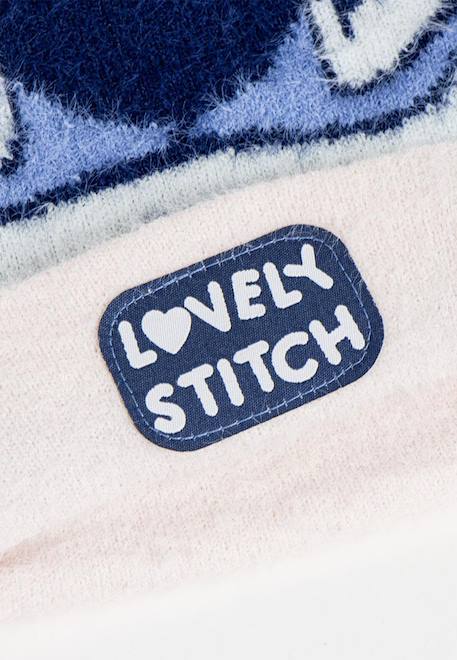 Bonnet tricoté lovely stitch Multicolor 3 - vertbaudet enfant 