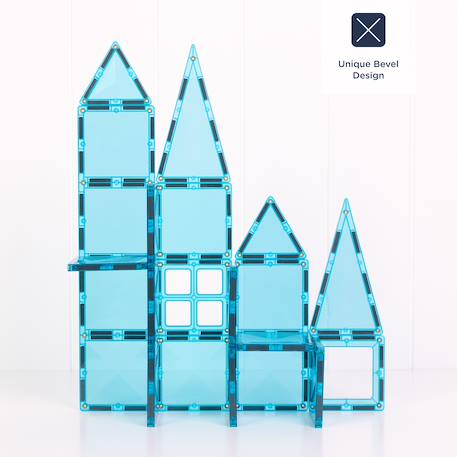 Jeu de construction magnétique édition caritative pack teal, 20 pièces Teal 4 - vertbaudet enfant 
