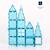 Jeu de construction magnétique édition caritative pack teal, 20 pièces Teal 4 - vertbaudet enfant 
