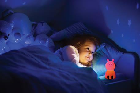 Veilleuse peppa pig en 3d avec variation de couleurs Rose 4 - vertbaudet enfant 