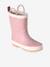 Bottes de pluie fille caoutchouc imprimé collection maternelle beige imprimé+rose imprimé 7 - vertbaudet enfant 