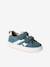 Baskets enfant cuir scratchs bleu jean+lot bleu+lot vert+marine 2 - vertbaudet enfant 