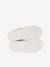 Baskets enfant fille cuir à scratchs blanc imprimé+écru+lot blanc 5 - vertbaudet enfant 