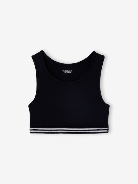 Ensemble fille débardeur et brassière sport anthracite 3 - vertbaudet enfant 