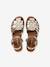 Sandales scratchées cuir enfant écru+or 12 - vertbaudet enfant 