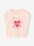Tee-shirt fille cropped manches courtes épaulées bleu pâle+rose pâle 7 - vertbaudet enfant 