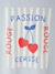 Tee-shirt fille cropped manches courtes épaulées bleu pâle+rose pâle 5 - vertbaudet enfant 