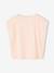 Tee-shirt fille cropped manches courtes épaulées bleu pâle+rose pâle 8 - vertbaudet enfant 