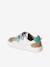 Baskets enfant cuir scratchs bleu jean+lot bleu+lot vert+marine 15 - vertbaudet enfant 