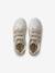 Baskets enfant fille cuir à scratchs blanc imprimé+écru+lot blanc 4 - vertbaudet enfant 