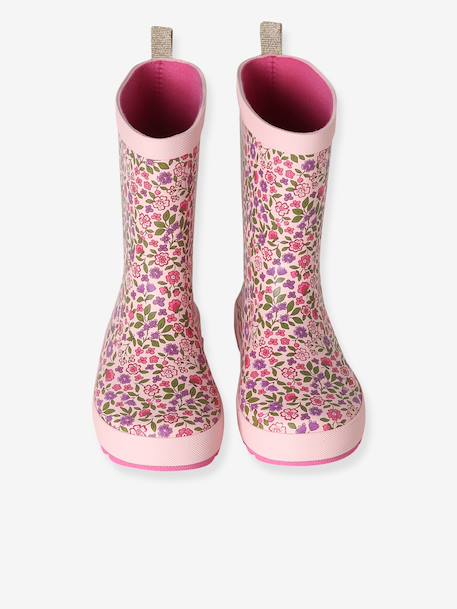 Bottes de pluie caoutchouc imprimé enfant collection maternelle bleu imprimé+lot rose+rose imprimé 14 - vertbaudet enfant 