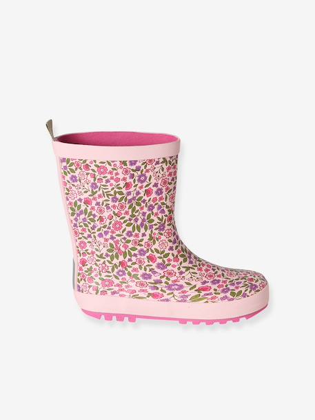 Bottes de pluie caoutchouc imprimé enfant collection maternelle bleu imprimé+lot rose+rose imprimé 12 - vertbaudet enfant 