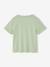 Tee-shirt fille imprimé manches courtes écru+mauve+rose+vert sauge 11 - vertbaudet enfant 