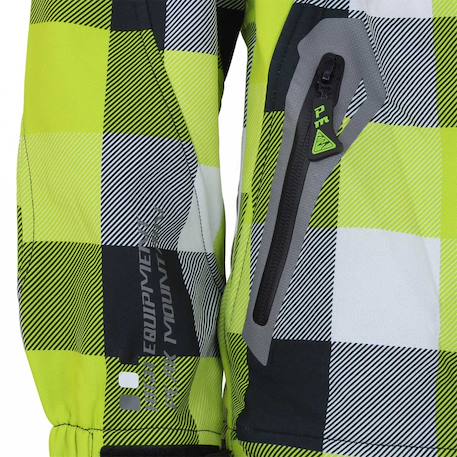 Blouson softshell garçon ecina Anis+Rouge+Vert 4 - vertbaudet enfant 