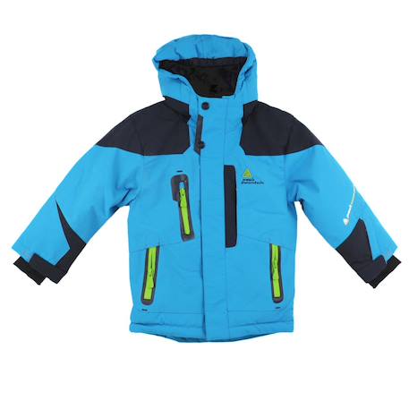 Blouson de ski garçon ecetal Anis+Noir+Turquoise 5 - vertbaudet enfant 