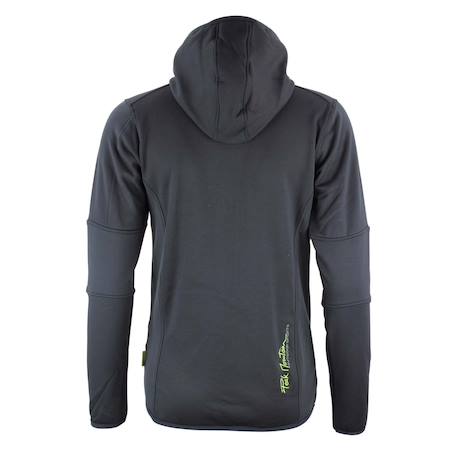 Blouson polarshell garçon ecampus Noir/vert 2 - vertbaudet enfant 