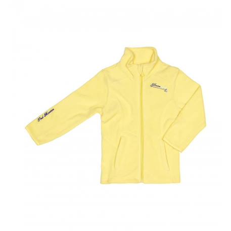 Blouson polaire fille gadara Blanc+Bleu marine+Fuchsia+Jaune+Noir+Violet 10 - vertbaudet enfant 