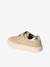 Baskets cuir lacets élastiqués à scratch marron 3 - vertbaudet enfant 