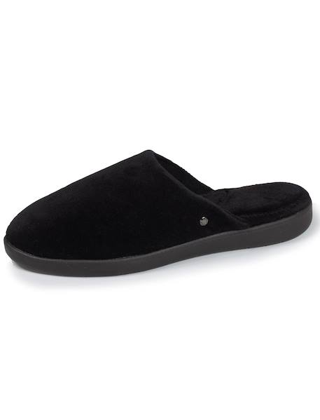 Chaussons mules en velours ultra doux Noir 6 - vertbaudet enfant 