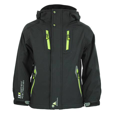 Blouson de ski garçon ecilo Gris+Noir+Rouge 5 - vertbaudet enfant 